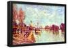 Alfred Sisley The Seine at Suresne Art Print Poster-null-Framed Poster