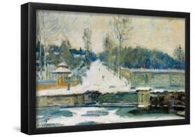 Alfred Sisley The Watering Place at Marly Art Print Poster-null-Framed Poster