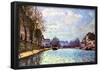 Alfred Sisley View of Channel Saint Martin in Paris Art Print Poster-null-Framed Poster