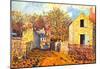 Alfred Sisley Village of Voisins Art Print Poster-null-Mounted Poster