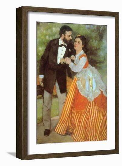Alfred Sisley-Pierre-Auguste Renoir-Framed Art Print