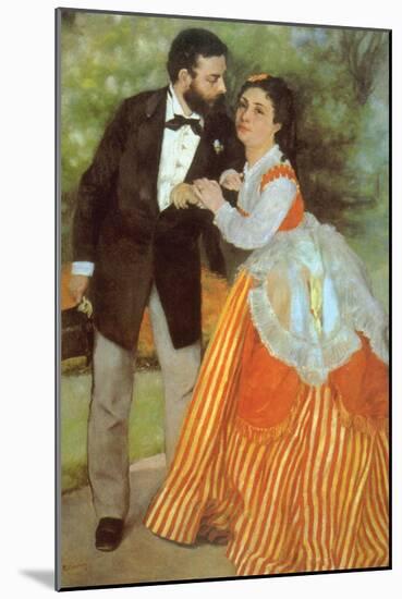 Alfred Sisley-Pierre-Auguste Renoir-Mounted Art Print