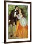 Alfred Sisley-Pierre-Auguste Renoir-Framed Art Print