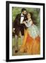 Alfred Sisley-Pierre-Auguste Renoir-Framed Art Print