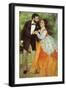 Alfred Sisley-Pierre-Auguste Renoir-Framed Art Print