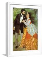 Alfred Sisley-Pierre-Auguste Renoir-Framed Art Print