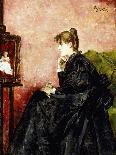 The Porcelain Collector, 1868-Alfred Emile Stevens-Giclee Print