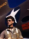 F.W. Hunter, World War II Army Test Pilot, circa 1942-Alfred T^ Palmer-Stretched Canvas