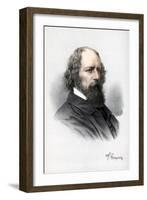 Alfred Tennyson, 1st Baron Tennyson, English Poet, C1890-Petter & Galpin Cassell-Framed Giclee Print