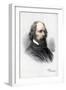 Alfred Tennyson, 1st Baron Tennyson, English Poet, C1890-Petter & Galpin Cassell-Framed Giclee Print