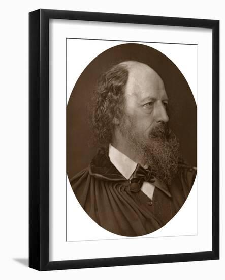 Alfred Tennyson, Dcl, Frs, English Poet Laureate, 1883-Lock & Whitfield-Framed Premium Photographic Print