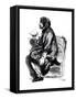 Alfred Tennyson, Lst Baron Tennyson (1809-189), English Poet, 1855-Dante Gabriel Rossetti-Framed Stretched Canvas