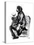 Alfred Tennyson, Lst Baron Tennyson (1809-189), English Poet, 1855-Dante Gabriel Rossetti-Stretched Canvas