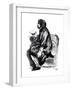 Alfred Tennyson, Lst Baron Tennyson (1809-189), English Poet, 1855-Dante Gabriel Rossetti-Framed Giclee Print