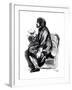 Alfred Tennyson, Lst Baron Tennyson (1809-189), English Poet, 1855-Dante Gabriel Rossetti-Framed Giclee Print