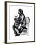 Alfred Tennyson, Lst Baron Tennyson (1809-189), English Poet, 1855-Dante Gabriel Rossetti-Framed Giclee Print