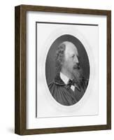 Alfred Tennyson, Lst Baron Tennyson (1809-189) English Poet, C1880-null-Framed Giclee Print