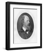 Alfred Tennyson, Lst Baron Tennyson (1809-189) English Poet, C1880-null-Framed Giclee Print