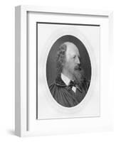 Alfred Tennyson, Lst Baron Tennyson (1809-189) English Poet, C1880-null-Framed Giclee Print