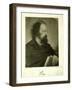 Alfred Tennyson, the Dirty Monk, 1865-Julia Margaret Cameron-Framed Giclee Print