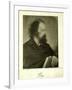 Alfred Tennyson, the Dirty Monk, 1865-Julia Margaret Cameron-Framed Giclee Print