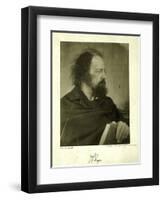 Alfred Tennyson, the Dirty Monk, 1865-Julia Margaret Cameron-Framed Premium Giclee Print