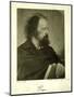 Alfred Tennyson, the Dirty Monk, 1865-Julia Margaret Cameron-Mounted Premium Giclee Print