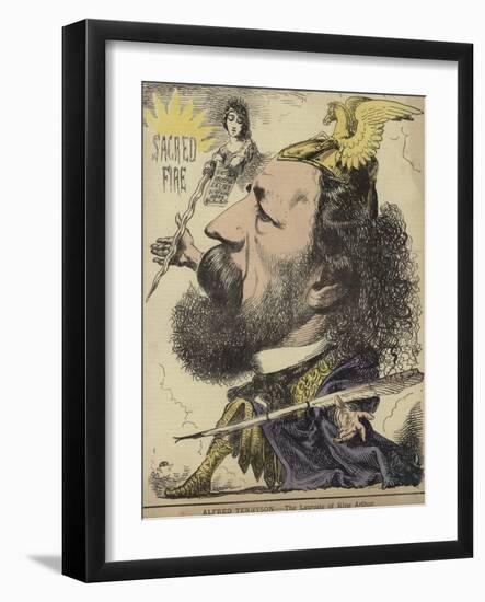 Alfred Tennyson - the Laureate of King Arthur-null-Framed Giclee Print