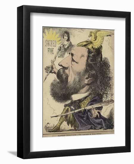 Alfred Tennyson - the Laureate of King Arthur-null-Framed Giclee Print