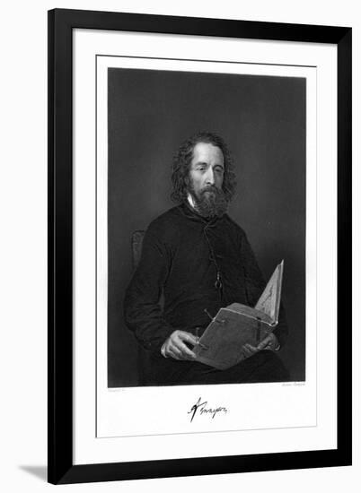 Alfred Tennyson-Alonzo Chappel-Framed Art Print