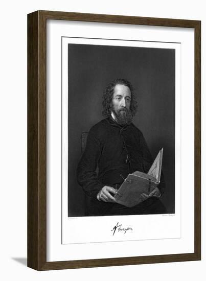 Alfred Tennyson-Alonzo Chappel-Framed Art Print