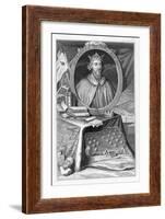 Alfred the Great, King of Wessex, 9th century (18th century)-George Vertue-Framed Giclee Print