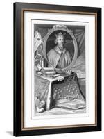 Alfred the Great, King of Wessex, 9th century (18th century)-George Vertue-Framed Giclee Print