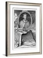 Alfred the Great, King of Wessex, 9th century (18th century)-George Vertue-Framed Giclee Print