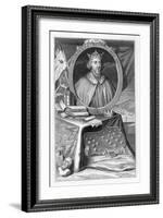 Alfred the Great, King of Wessex, 9th century (18th century)-George Vertue-Framed Giclee Print