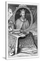 Alfred the Great, King of Wessex, 9th century (18th century)-George Vertue-Stretched Canvas