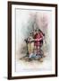 Alfred the Great Learning to Read, 1897-Frances Brundage-Framed Giclee Print