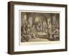 Alfred the Great Submitting His Laws to the Witan-John Bridges-Framed Giclee Print
