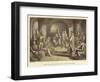 Alfred the Great Submitting His Laws to the Witan-John Bridges-Framed Giclee Print