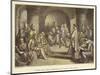 Alfred the Great Submitting His Laws to the Witan-John Bridges-Mounted Premium Giclee Print