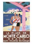 La Plage de Monte Carlo Beach-Alfred Tolmer-Art Print