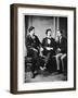 Alfred Townsend, Mark Twain and David Gray, 1871-MATHEW B BRADY-Framed Giclee Print