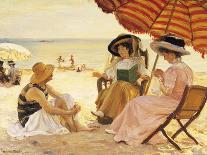 The Beach-Alfred Victor Fournier-Giclee Print
