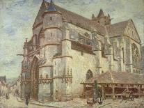 The Church at Moret, Frosty Weather, 1893-Alfred Victor Fournier-Giclee Print