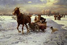 The Cossack-Alfred von Wierusz-Kowalski-Stretched Canvas