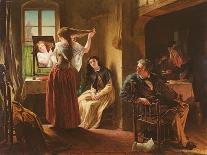 The Invention of the Combing Machine, 1862-Alfred W. Elmore-Giclee Print