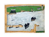 Houses and Ships-Alfred Wallis-Giclee Print