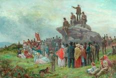 A Chartist Meeting at Basin Stones, Todmorden, 1842-Alfred Walter Bayes-Framed Giclee Print