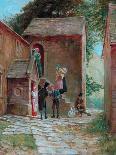 Going to the Flower Sermon at St Catherine Cree's, on Whit Tuesday-Alfred Walter Bayes-Giclee Print