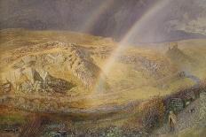 A November Rainbow, Dolwyddelan Valley, November 11 1866, 1 P.M. 1866, 1866-Alfred William Hunt-Giclee Print